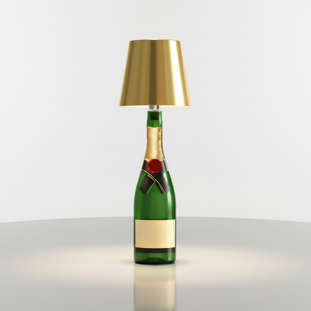 Dimmable Travel Bottle Lamp – Portable Lighting Solution