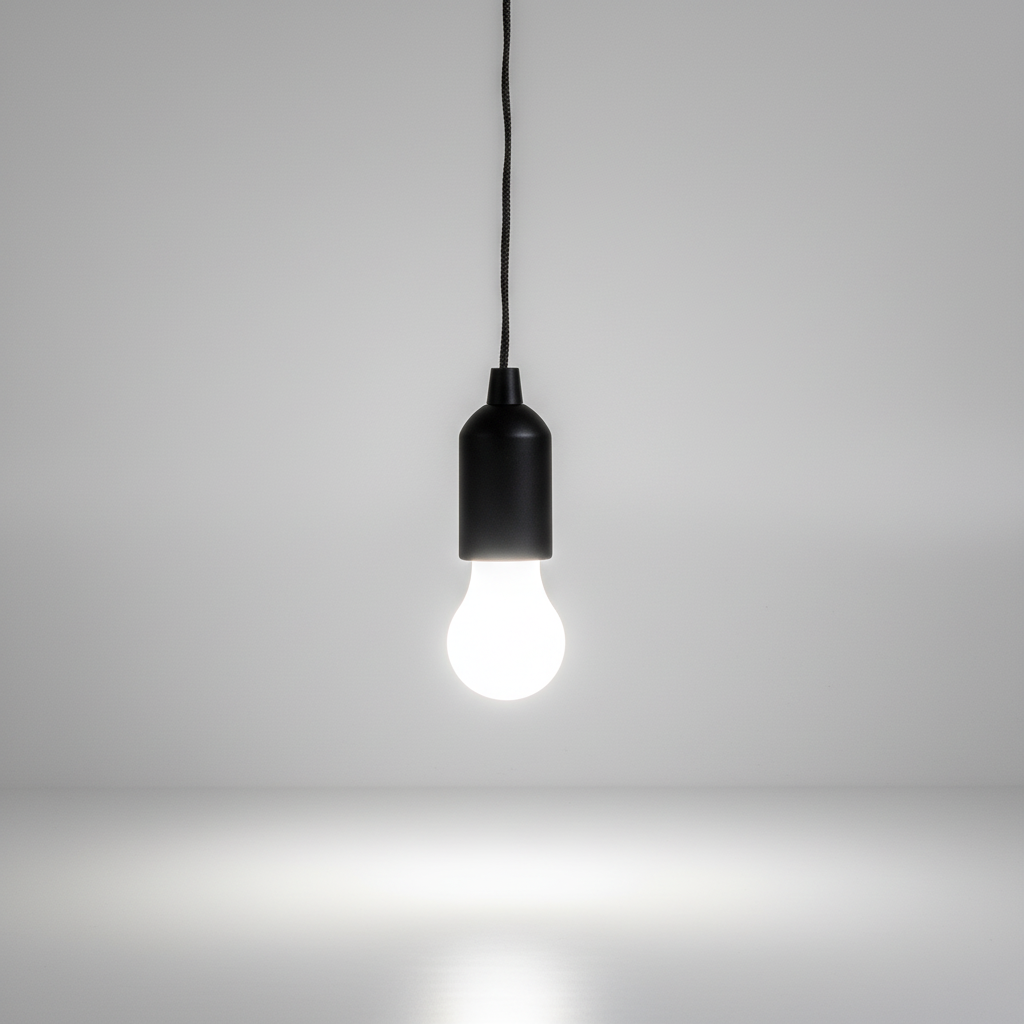 Compact LED Hanging Light - Pocket-Sized Design