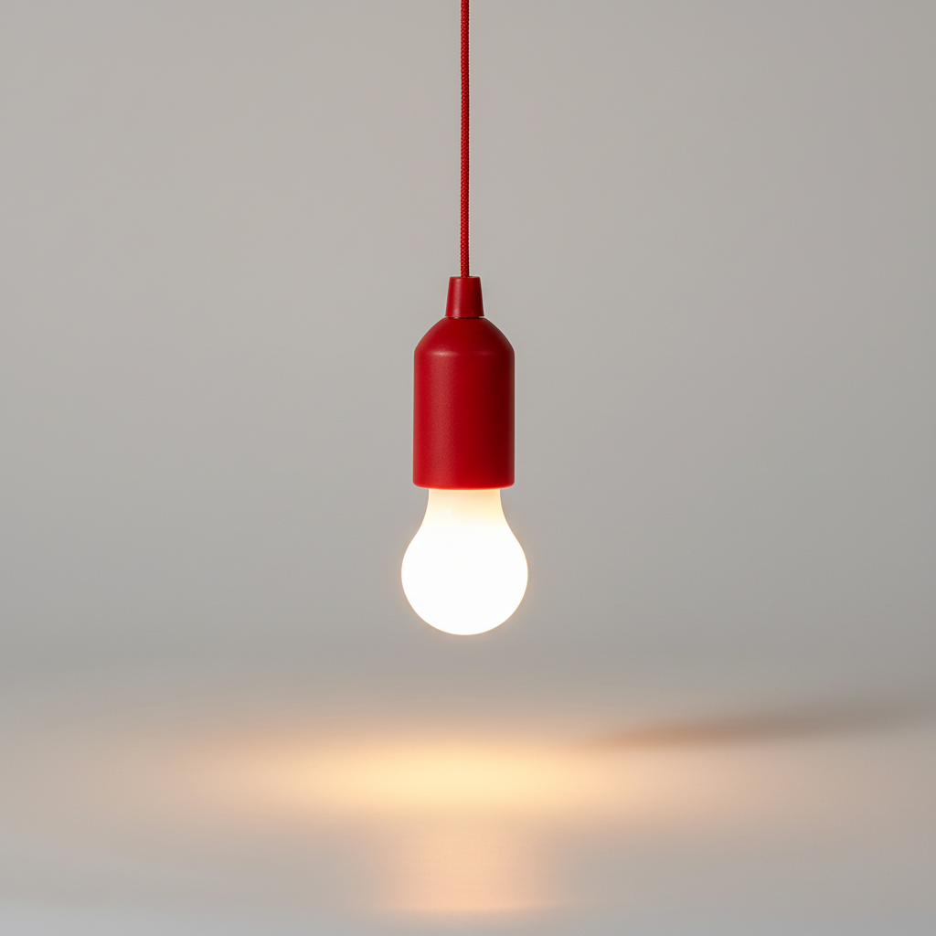 Compact LED Hanging Light - Pocket-Sized Design