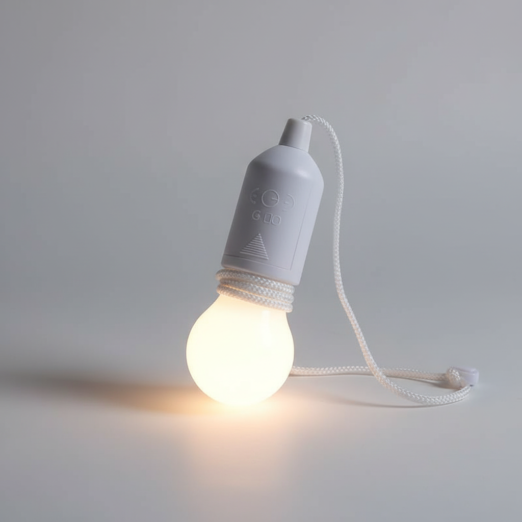 Compact LED Hanging Light - Pocket-Sized Design