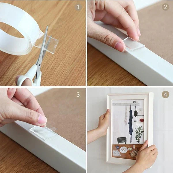 Versatile Clear Adhesive Tape for All Your Home Needs
