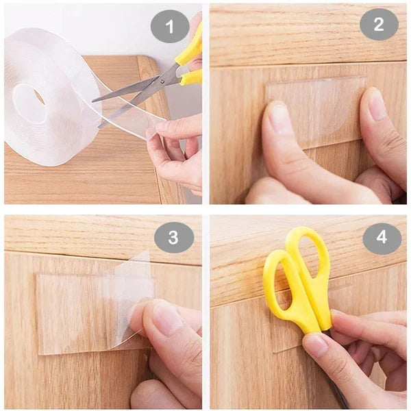 Versatile Clear Adhesive Tape for All Your Home Needs