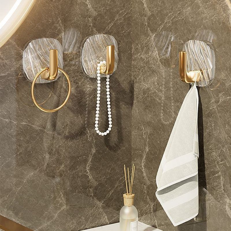 Clear Acrylic Wall Hooks - Adhesive Mounting Solution