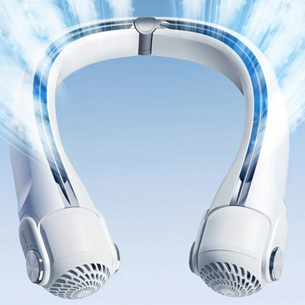CoolComfort | Wearable Neck Fan with Twin Airflow Heads