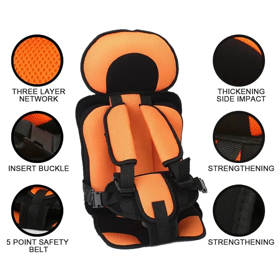 JourneySafe | Compact Child Travel Car Seat with Secure Harness