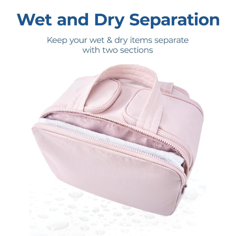Chic Travel Toiletry Kit for Women with Waterproof Protection