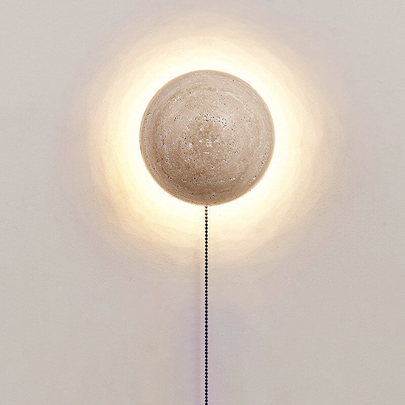 LuxeStone | Contemporary Yellow LED Wall Light Fixture