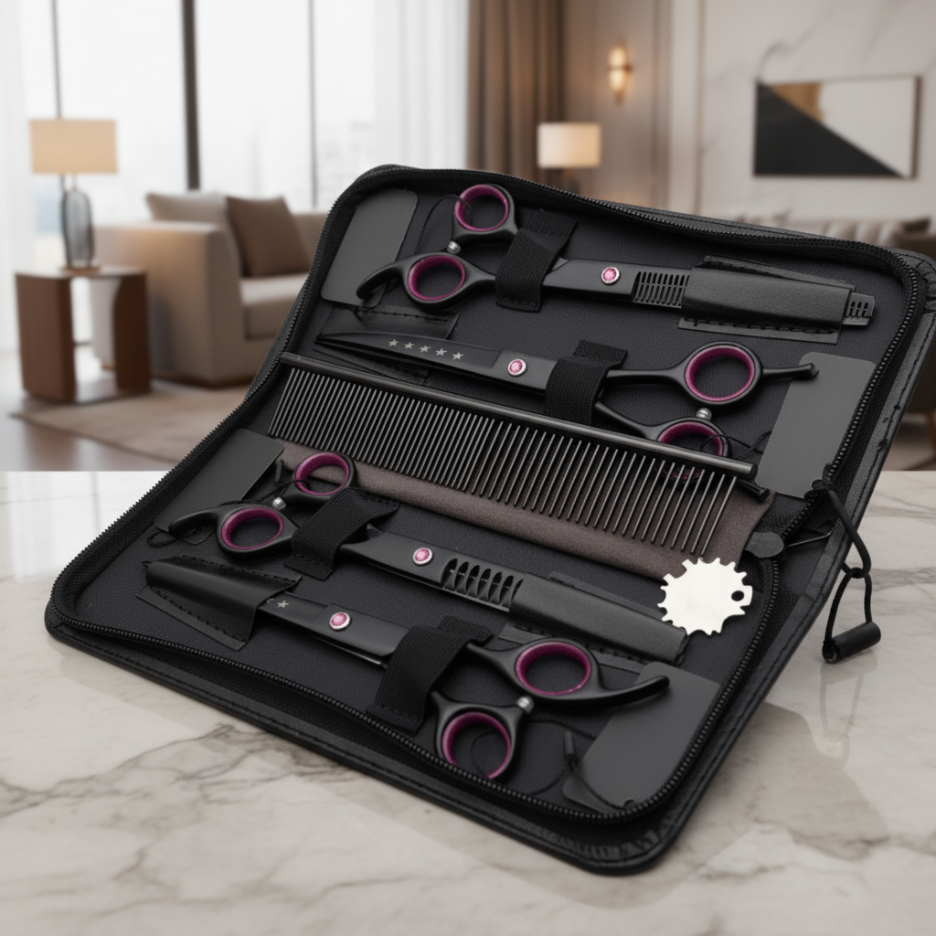PawCraft Precision Pet Grooming Scissors Set