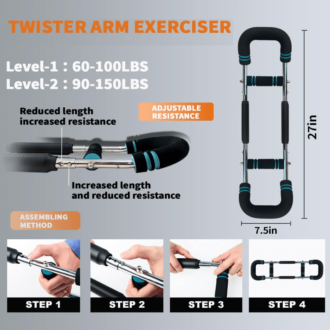 FlexiStrength | Versatile Workout Bar for Home Fitness