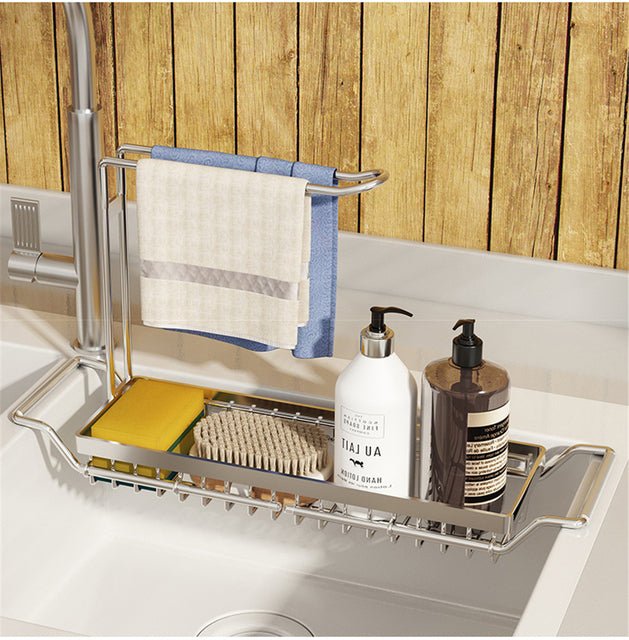 Customizable Kitchen Sink Organizer for Effortless Storage