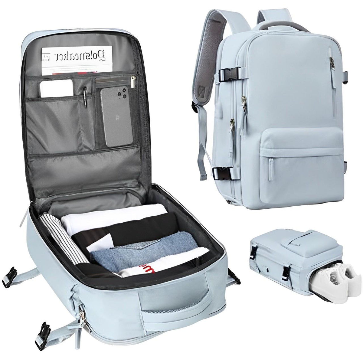 Versatile Women's Adventure Backpack with USB Charging