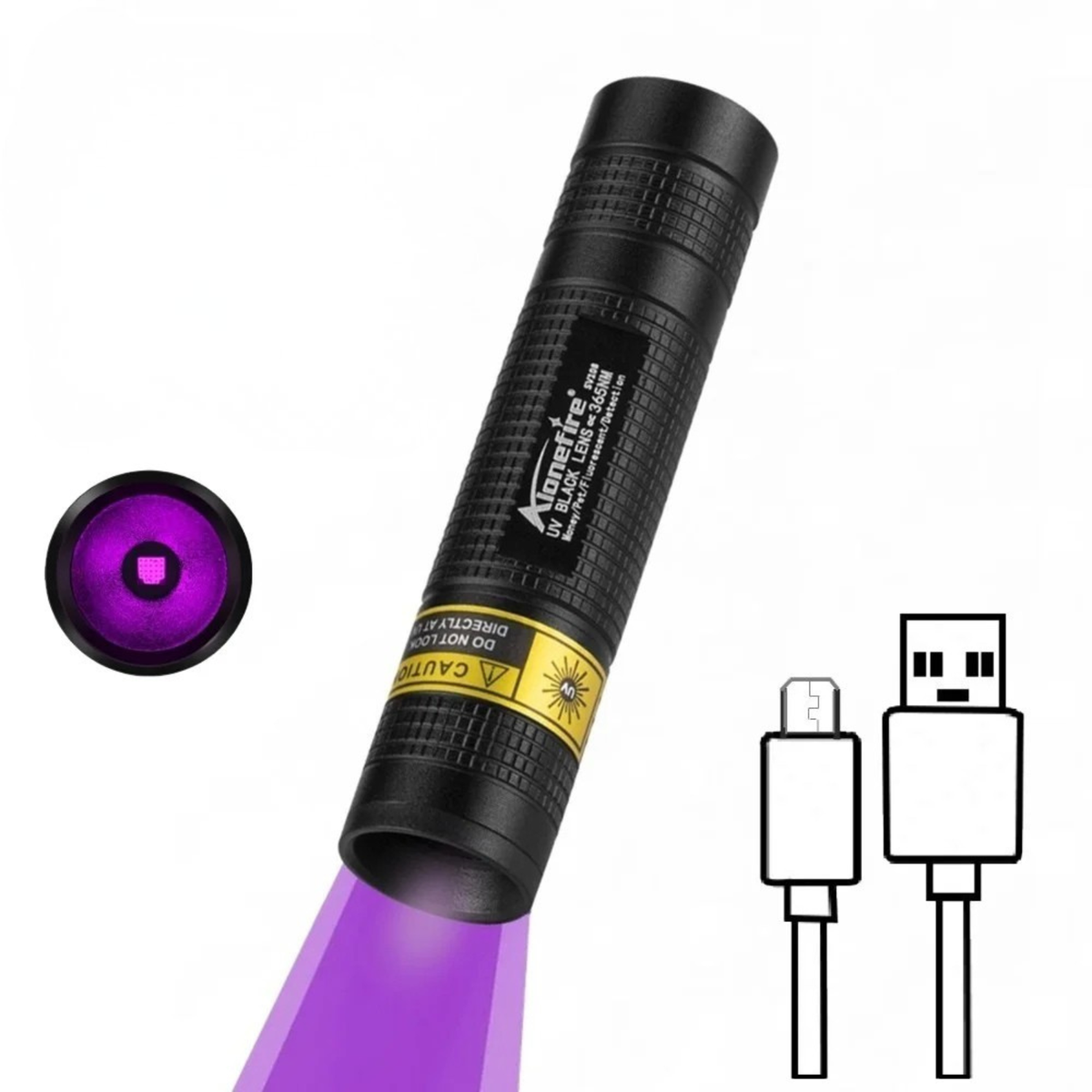 Compact UV Light for Pet Stain and Leak Detection