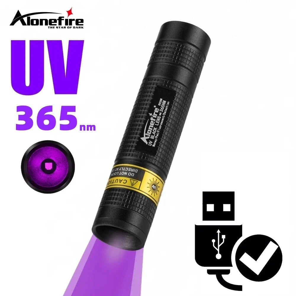 Compact UV Light for Pet Stain and Leak Detection