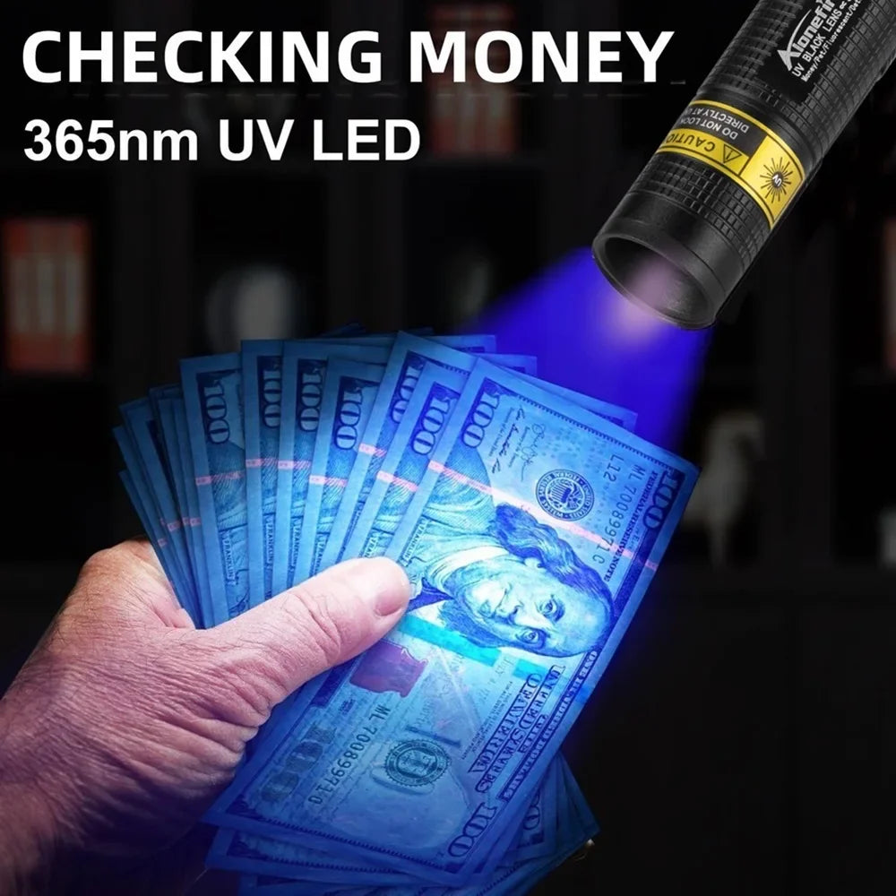 Compact UV Light for Pet Stain and Leak Detection