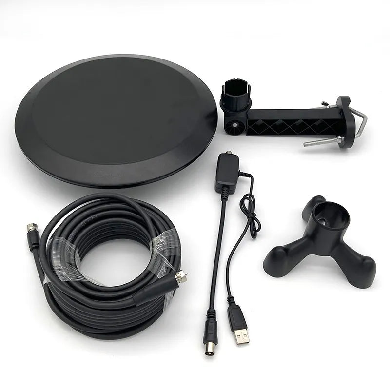 All-Weather 360° HD TV Antenna with Smart Signal Optimization