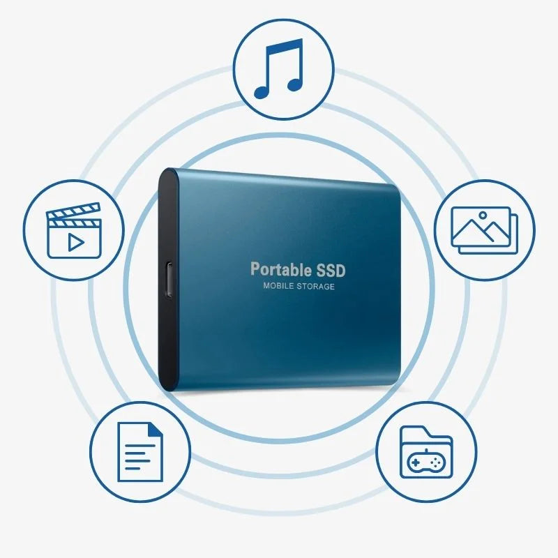 128GB Portable SSD – Swift USB Solid State Drive for Travel