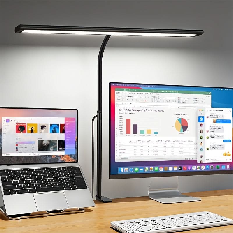 Versatile LED Desk Lamp with Adjustable Lighting Options