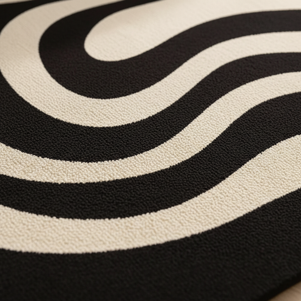 Absorbent Bathroom Rug - Waterfall Style