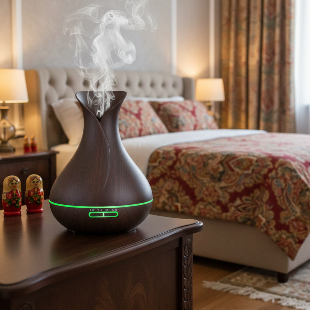 SerenityMist 500ml Aromatherapy Diffuser with LED & Timer