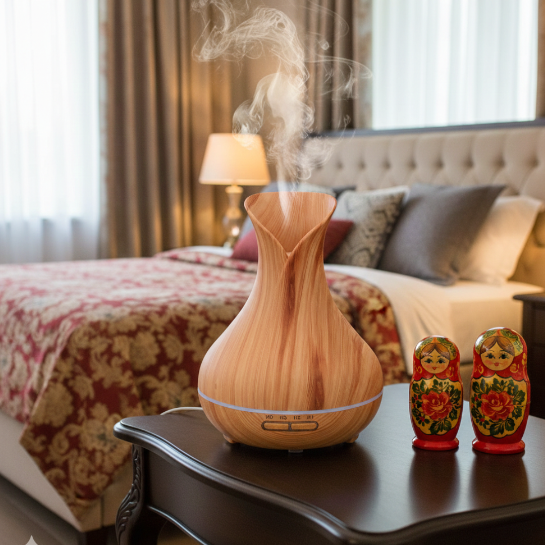 SerenityMist 500ml Aromatherapy Diffuser with LED & Timer
