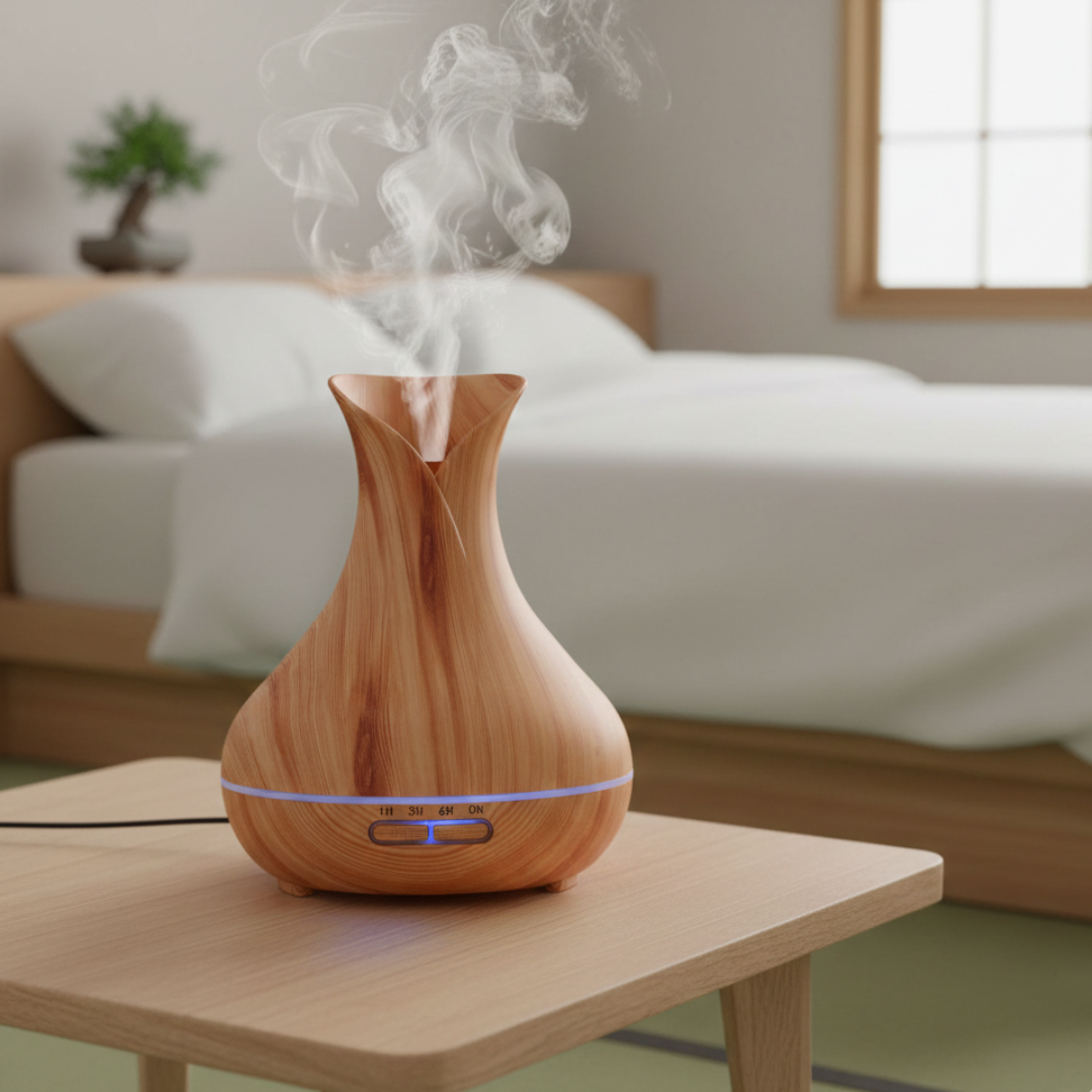 SerenityMist 500ml Aromatherapy Diffuser with LED & Timer
