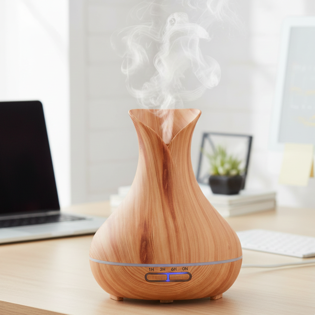 SerenityMist 500ml Aromatherapy Diffuser with LED & Timer