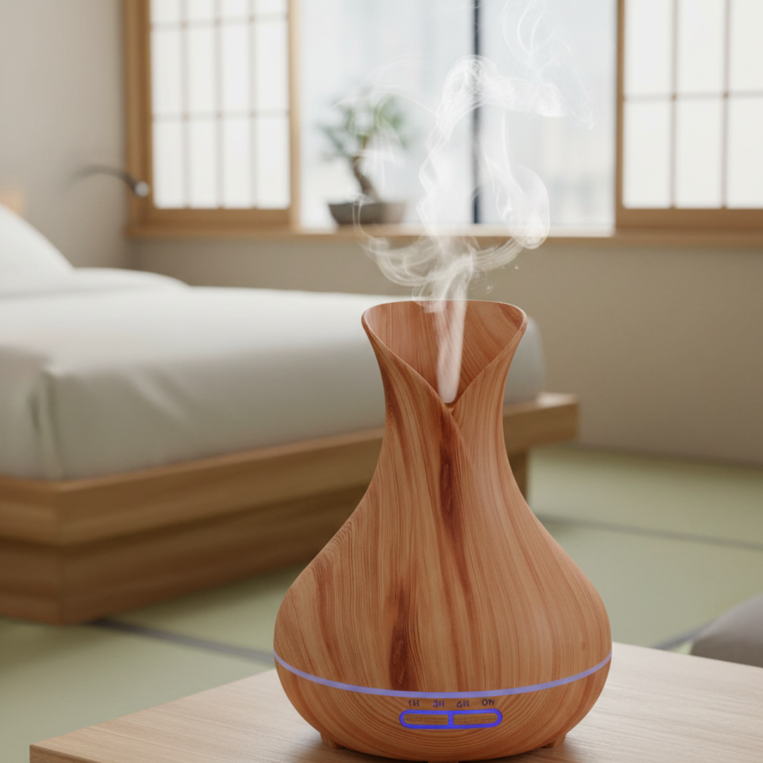 SerenityMist 500ml Aromatherapy Diffuser with LED & Timer