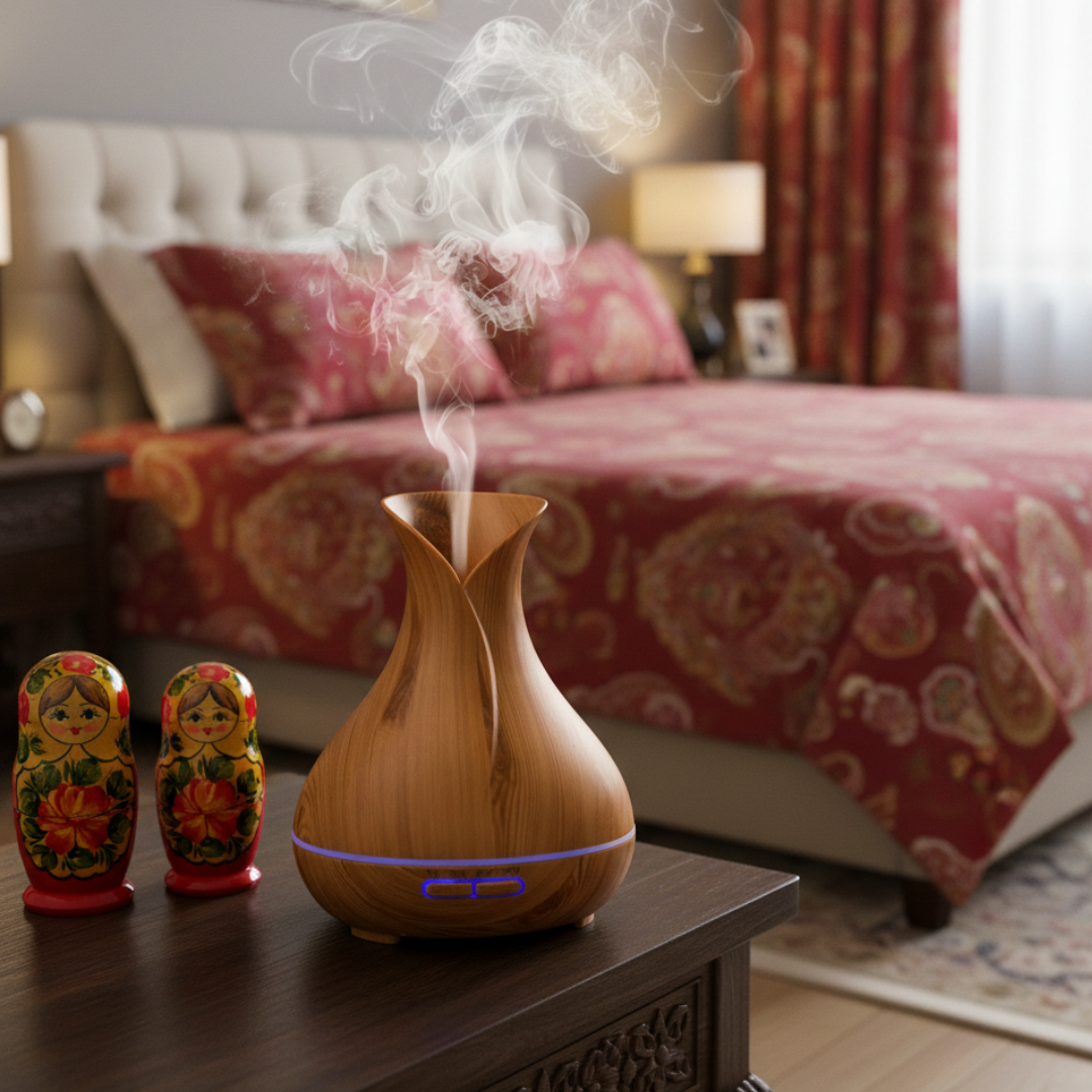 SerenityMist 500ml Aromatherapy Diffuser with LED & Timer