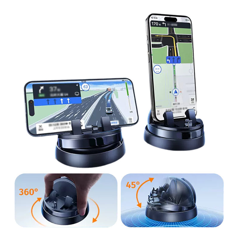 Versatile Car Dashboard Holder | 360° Rotating Mount for Devices