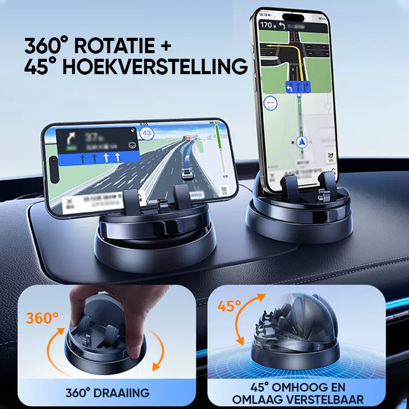 Versatile Car Dashboard Holder | 360° Rotating Mount for Devices