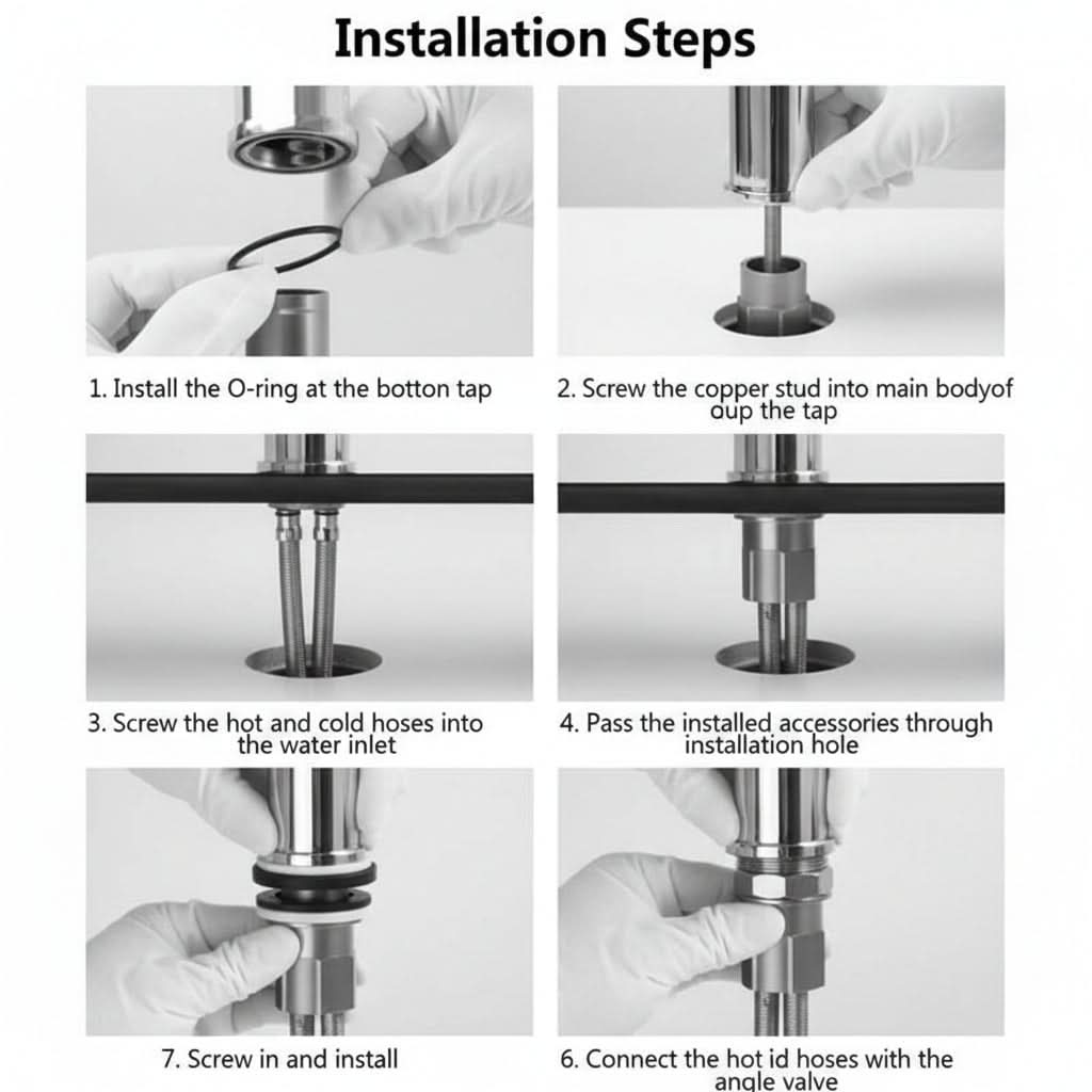 Versatile 360° Rotating Faucet Sprayer for Easy Cleaning