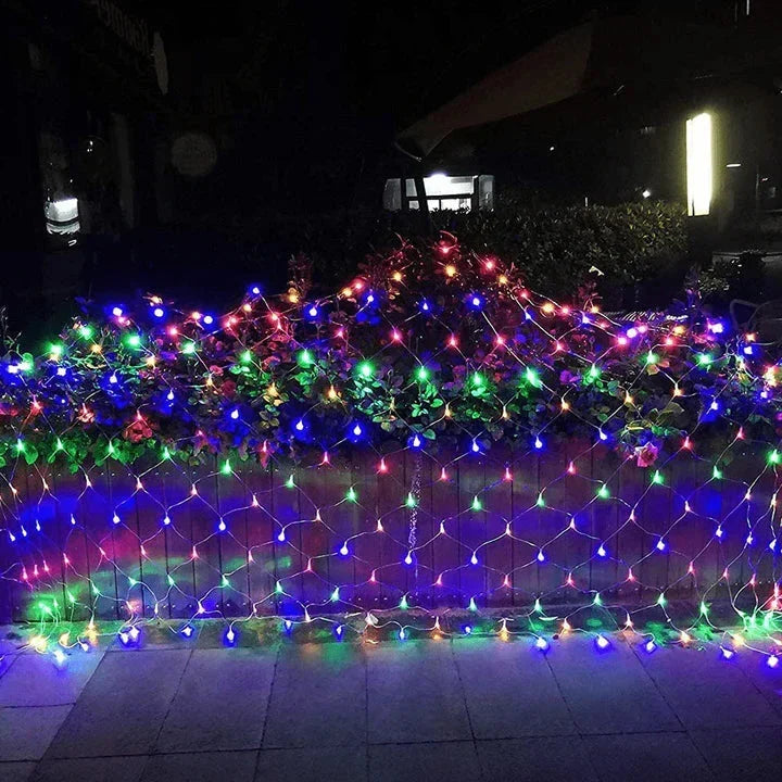 Twinkling Net String Lights for Home and Garden