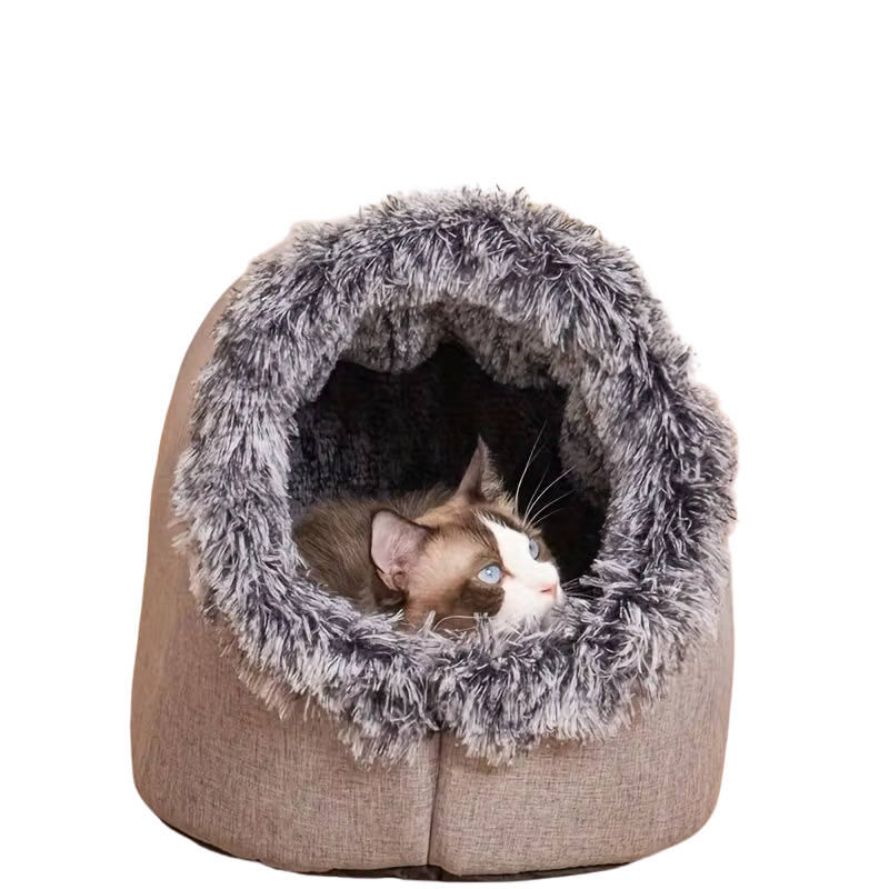 Cozy Retreat Cat Bed for Winter Comfort