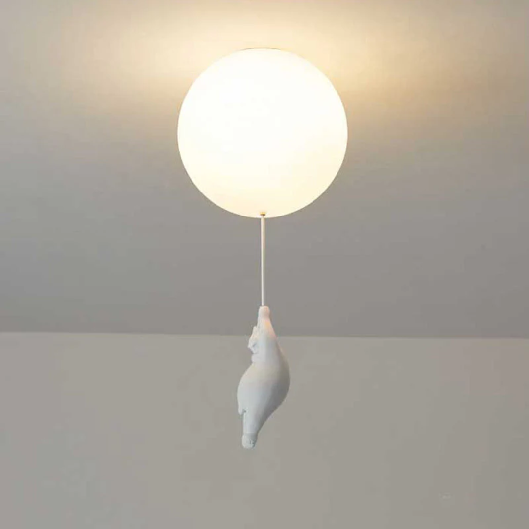 Balloon Bear Pendant Ceiling Light Fixture
