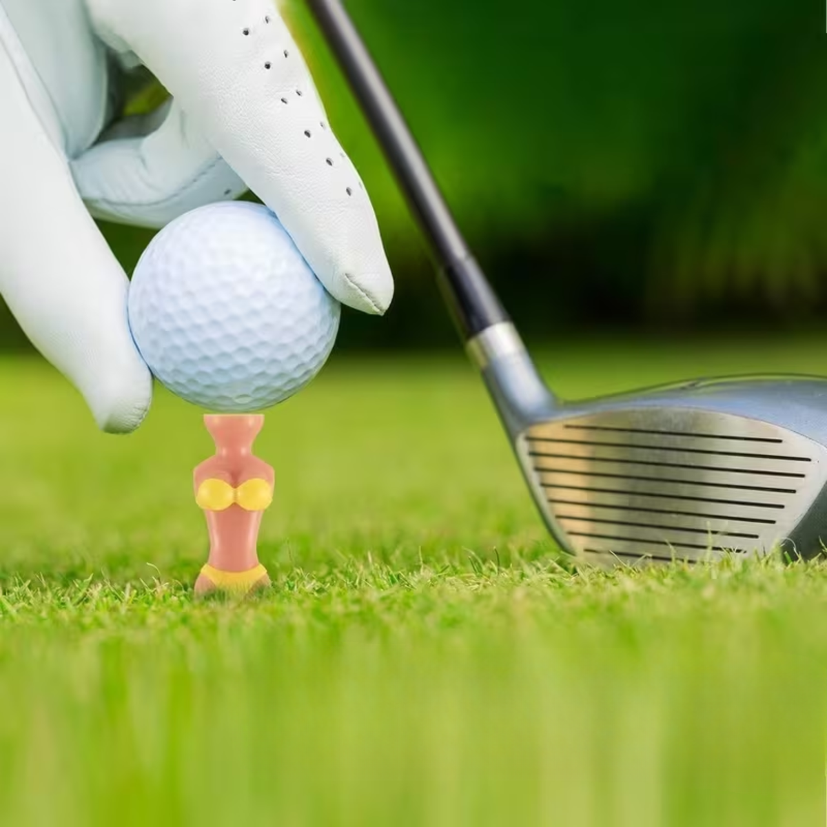Fun & Quirky Bikini-Themed Golf Tee Set - 5 Pack