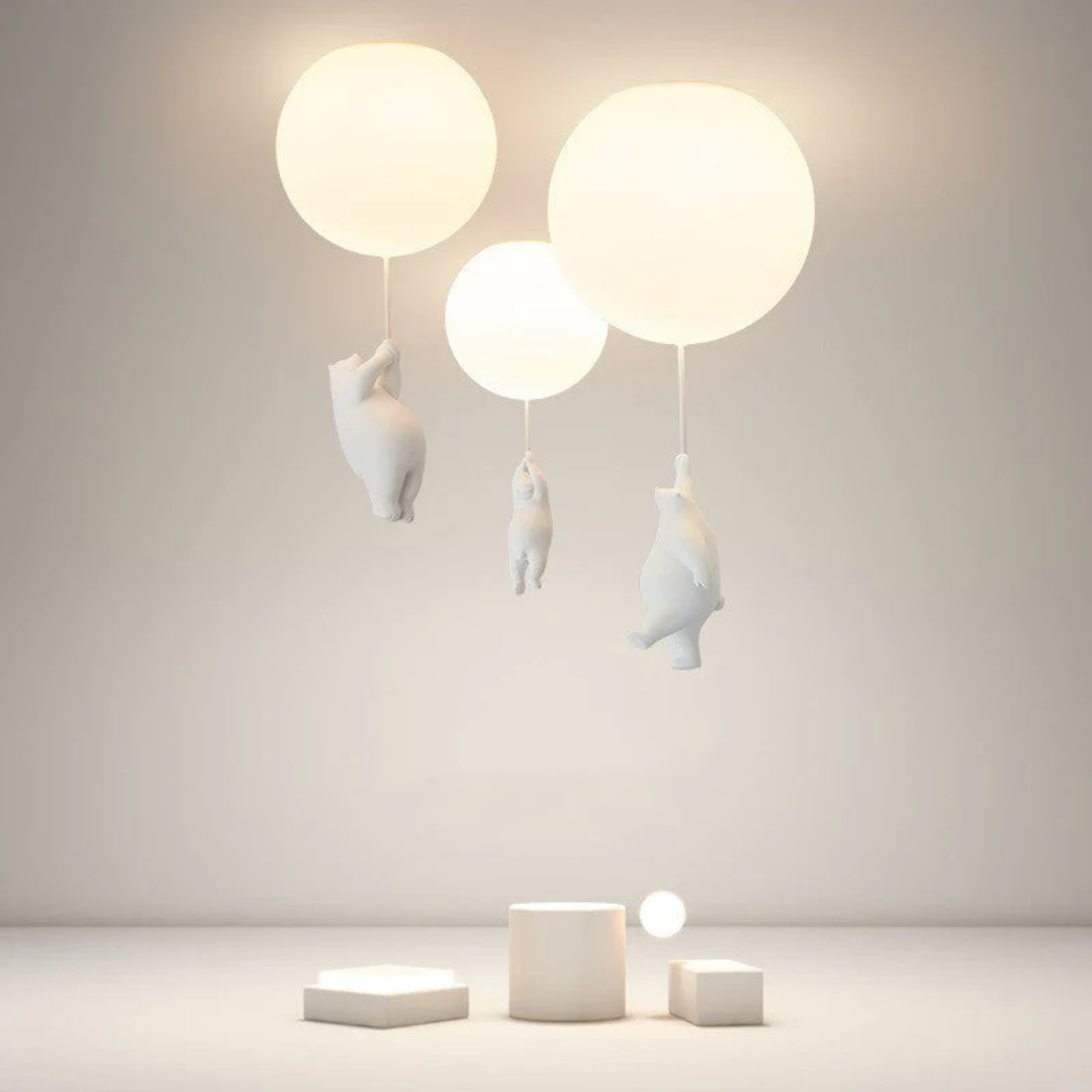Balloon Bear Pendant Ceiling Light Fixture