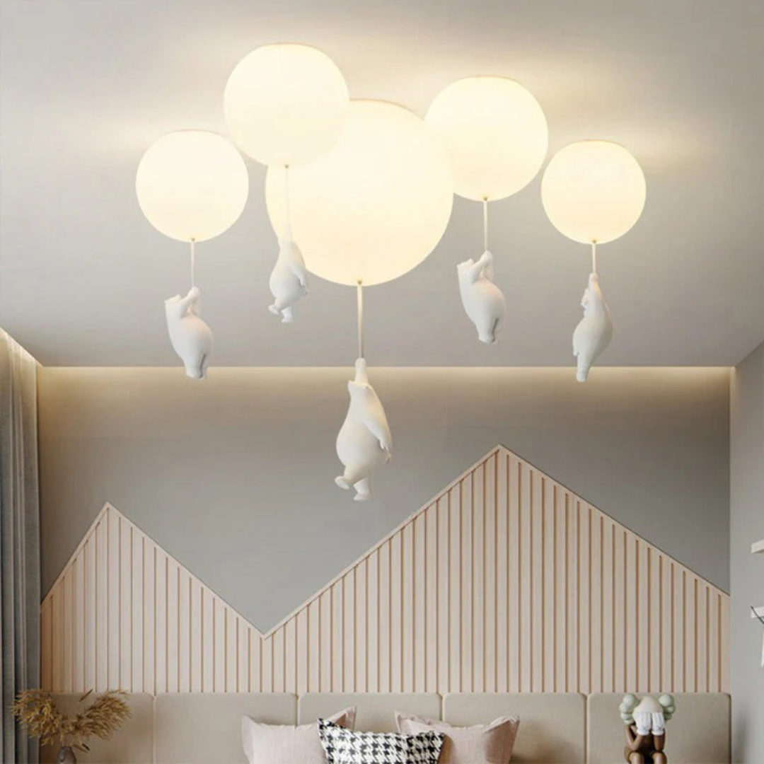 Balloon Bear Pendant Ceiling Light Fixture