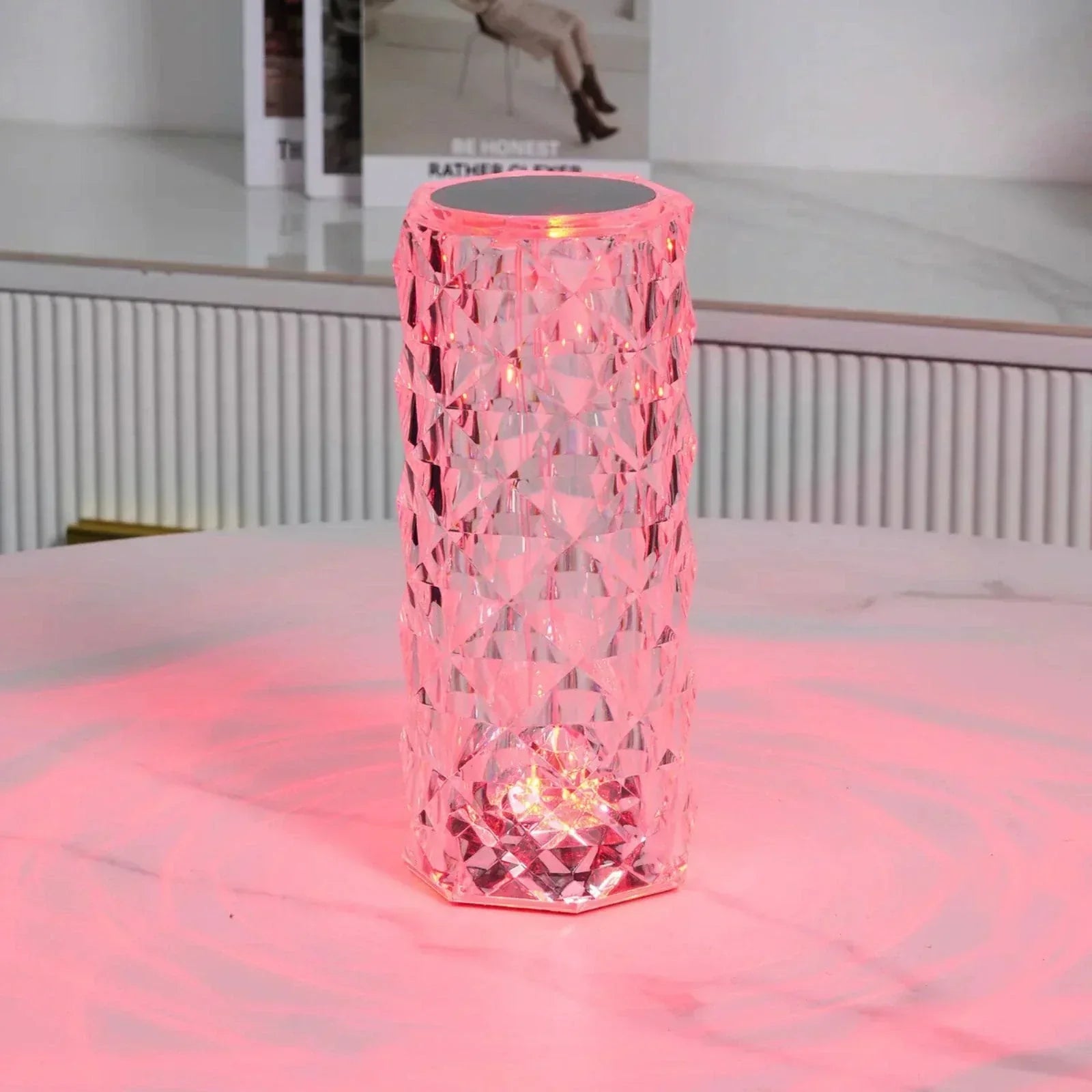 Touch-Controlled Crystal Night Lamp - Aurora Design