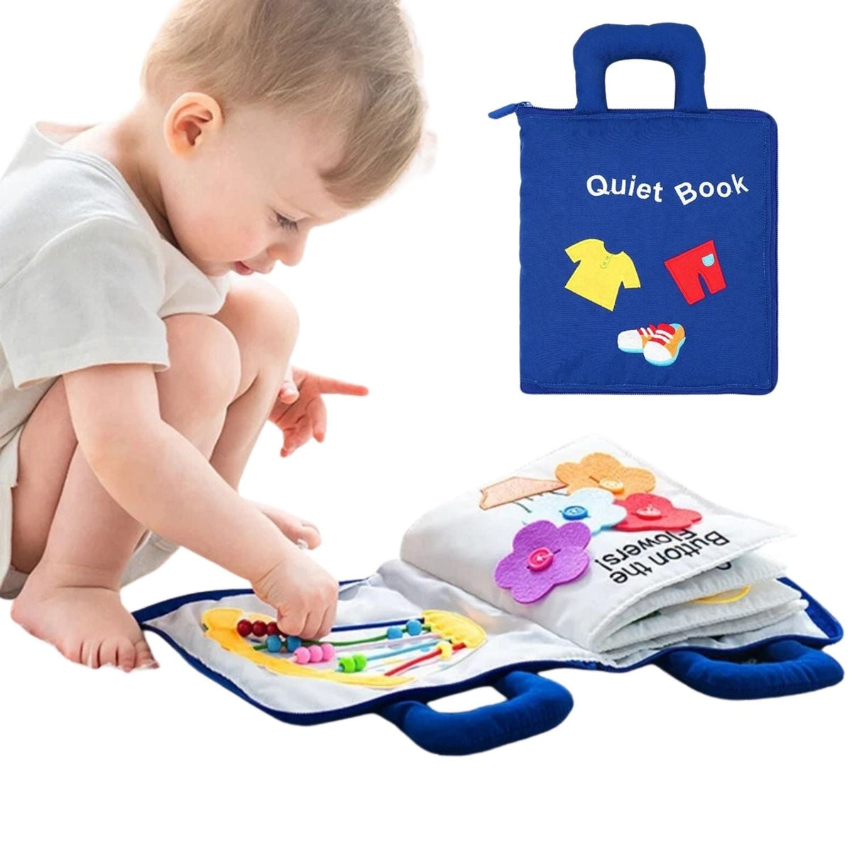 Engaging Sensory Book for Babies 0-6 Years