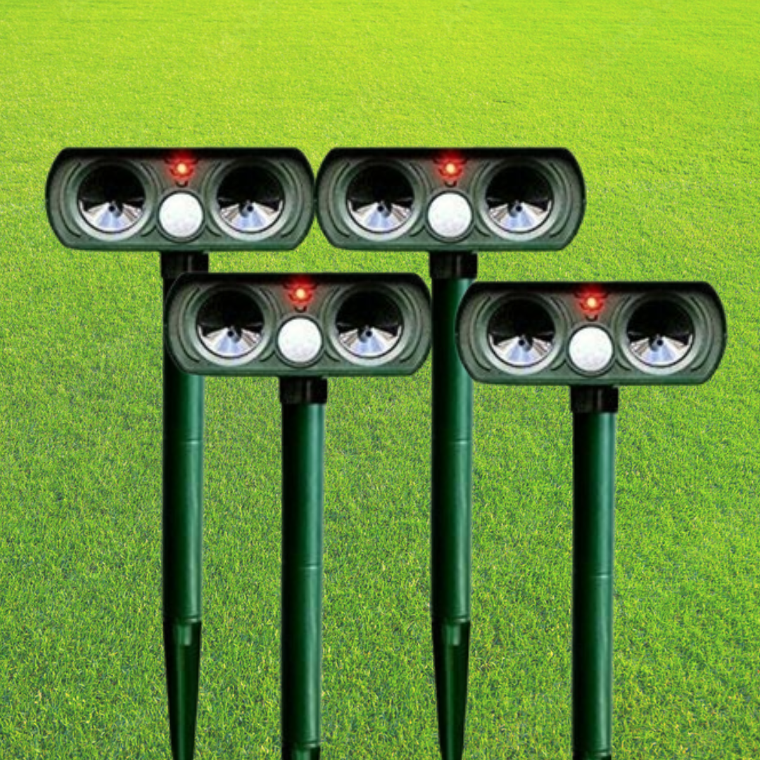 Solar-Driven Animal Deterrent System (Single Unit)