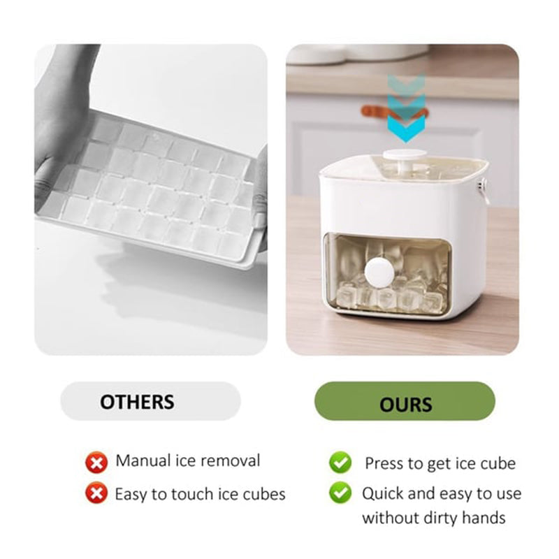 Double-Layer Ice Maker Tray for Effortless Ice Production