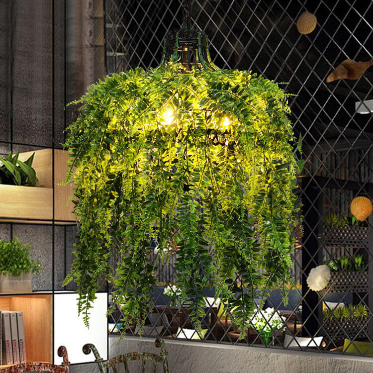 LushAura | Elegant 3-Light Nature-Inspired Chandelier
