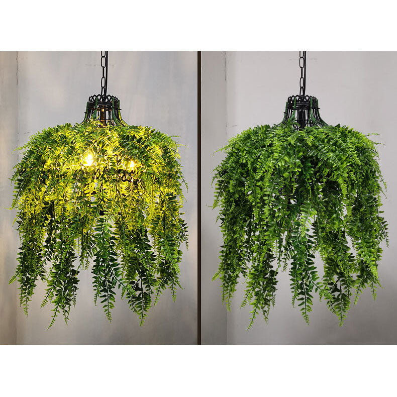 LushAura | Elegant 3-Light Nature-Inspired Chandelier