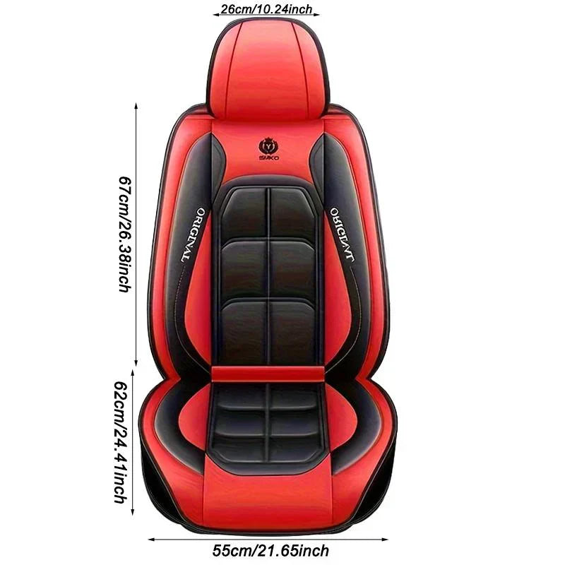 Comfortable Faux Leather Front Seat Protector with Foam Padding