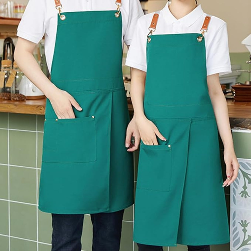 Practical Split Skirt Apron with Pockets for All Occasions