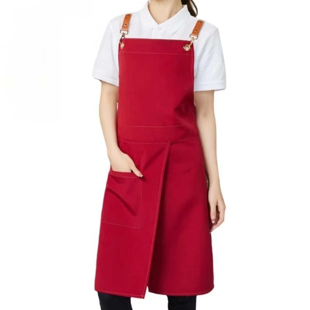Practical Split Skirt Apron with Pockets for All Occasions