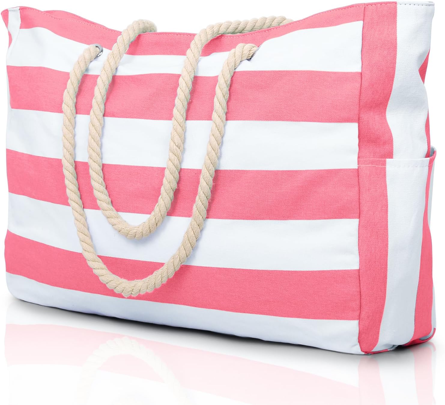 All-Purpose Water-Resistant Tote with Secure Zippered Pocket