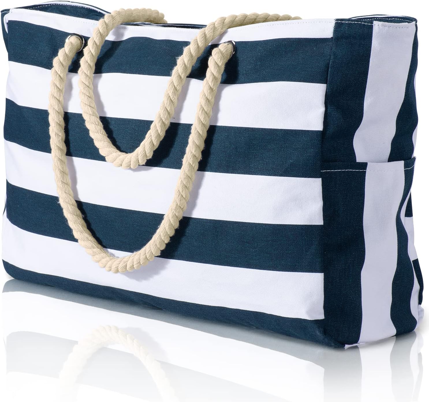 All-Purpose Water-Resistant Tote with Secure Zippered Pocket