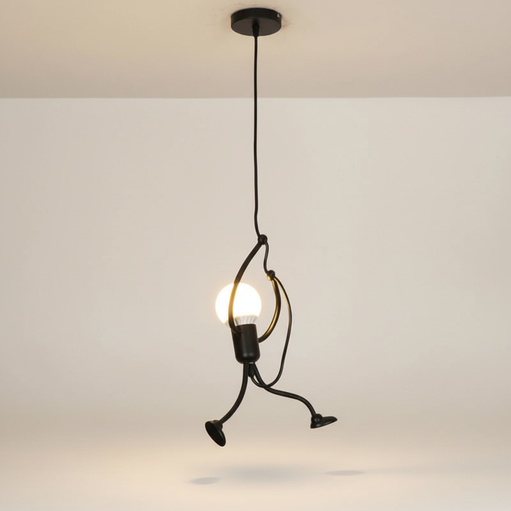 Whimsical Hanging Pendant Light - Cheerful Decor Fixture
