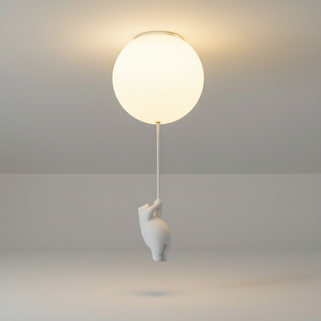 Whimsical Balloon-Shaped Night Light for Kids' Room